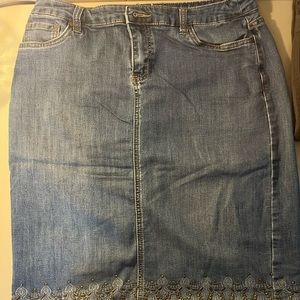 Jean skirt